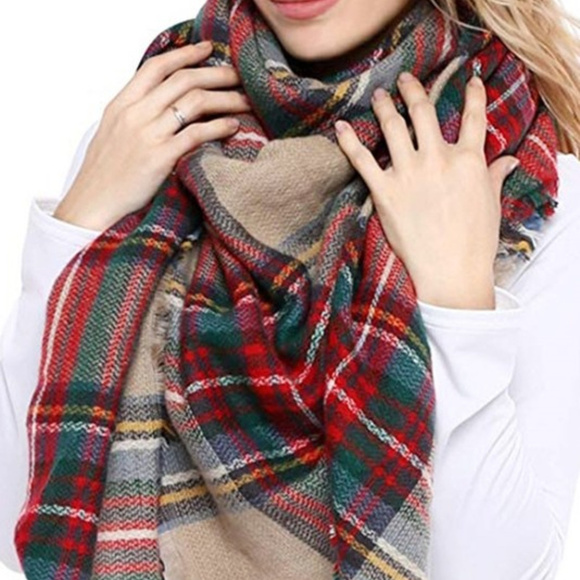 OVERSIZED BLANKET SCARF - Picture 1 of 3